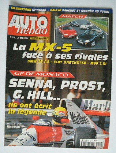 Auto hebdo 1137 mai 1998 - hebdo,