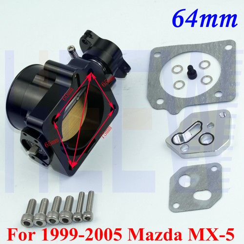 Billet 64mm throttle - 2.5",