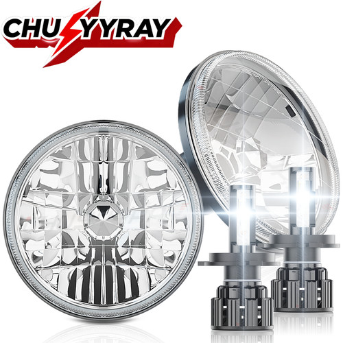 Pair inch led headlight high - led,